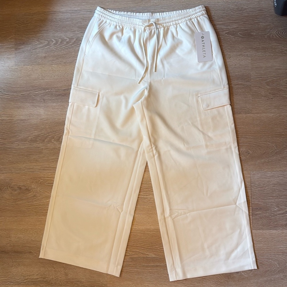 Athleta Magnolia White Promenade Cargo Pants - Picture 6 of 8
